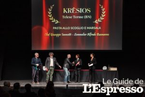 Guida Ristoranti Teatro Nazionale 249 Krèsios si aggiudica il premio speciale per il "Miglior abbinamento vino/piatto" 2024
