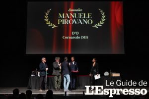Guida Ristoranti Teatro Nazionale 310 Manuele Pirovano si aggiudica il premio speciale per il "Miglior Sommelier" 2024