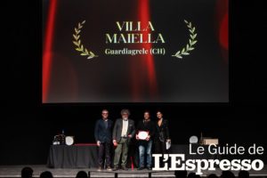Guida Ristoranti Teatro Nazionale 328 Villa Maiella si aggiudica il premio speciale per il "Miglior locale di materia prima" 2024