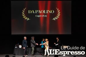 Guida Ristoranti Teatro Nazionale 353 Da Paolino si aggiudica il premio speciale per la categoria "That's Amore", tutto il romanticismo di Capri