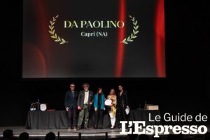 Guida Ristoranti Teatro Nazionale 354 Da Paolino si aggiudica il premio speciale per la categoria "That's Amore", tutto il romanticismo di Capri